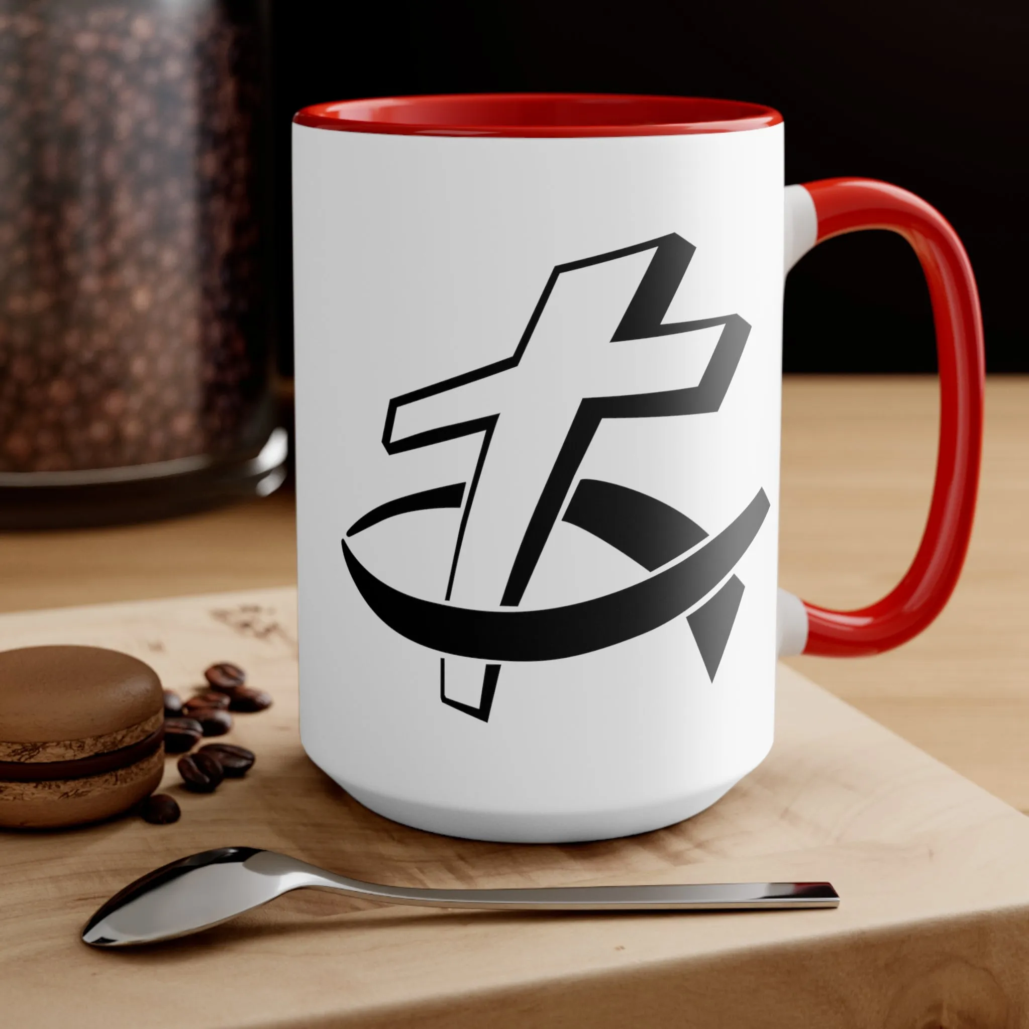 Christian Fish/Cross Mug