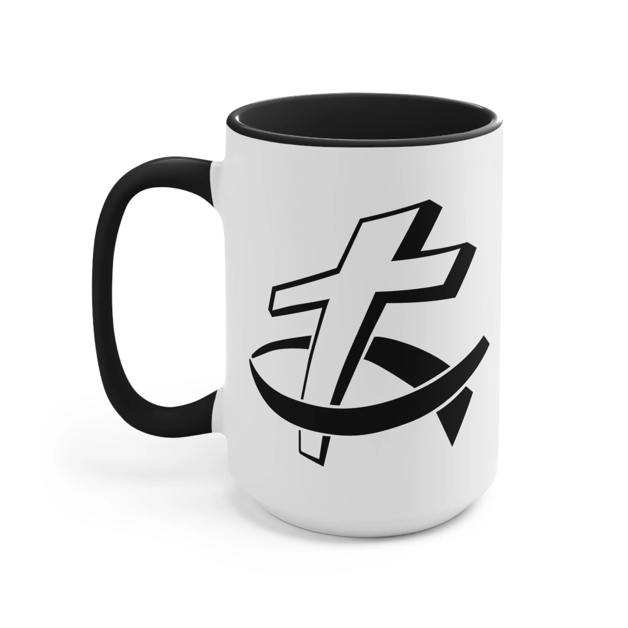 Christian Fish/Cross Mug