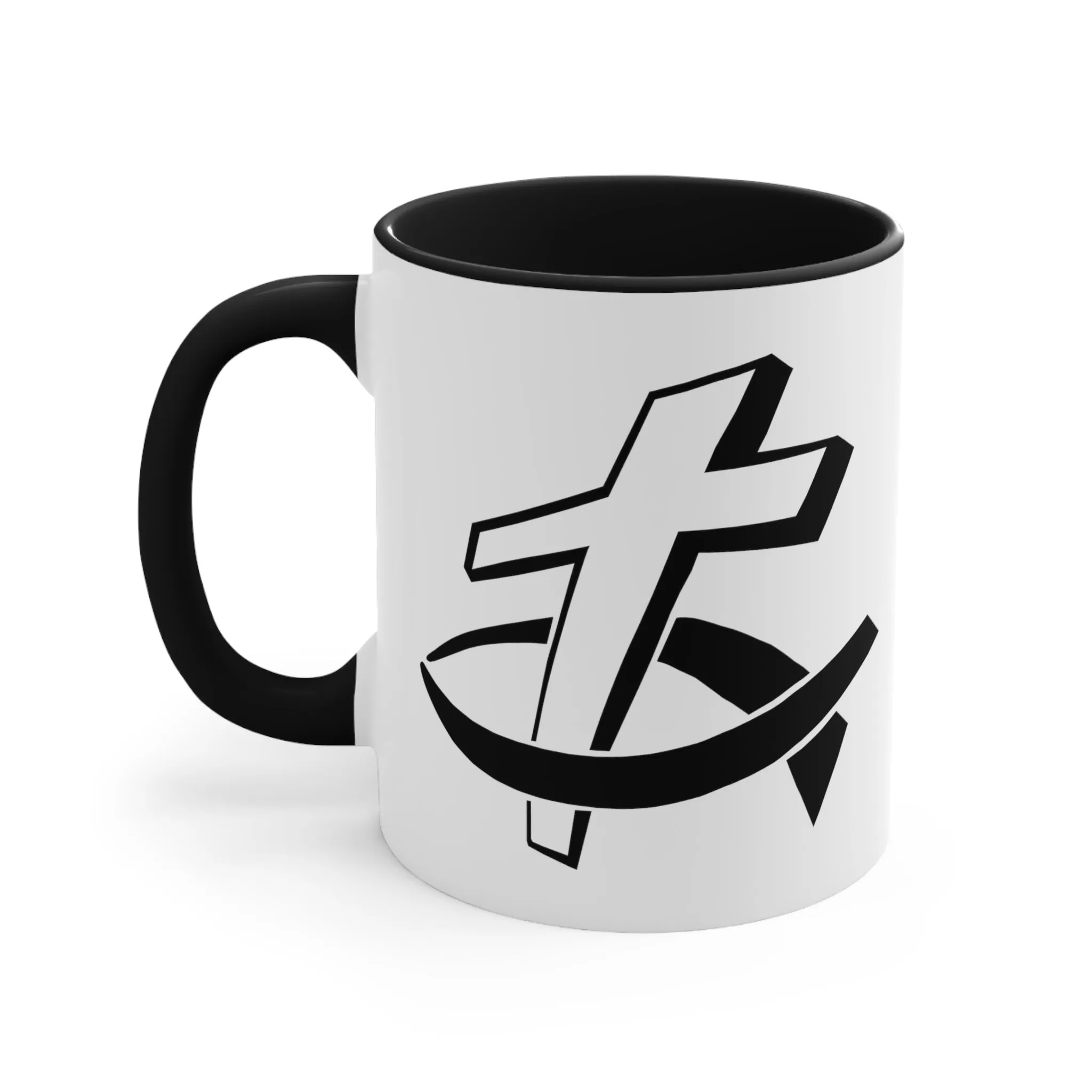 Christian Fish/Cross Mug