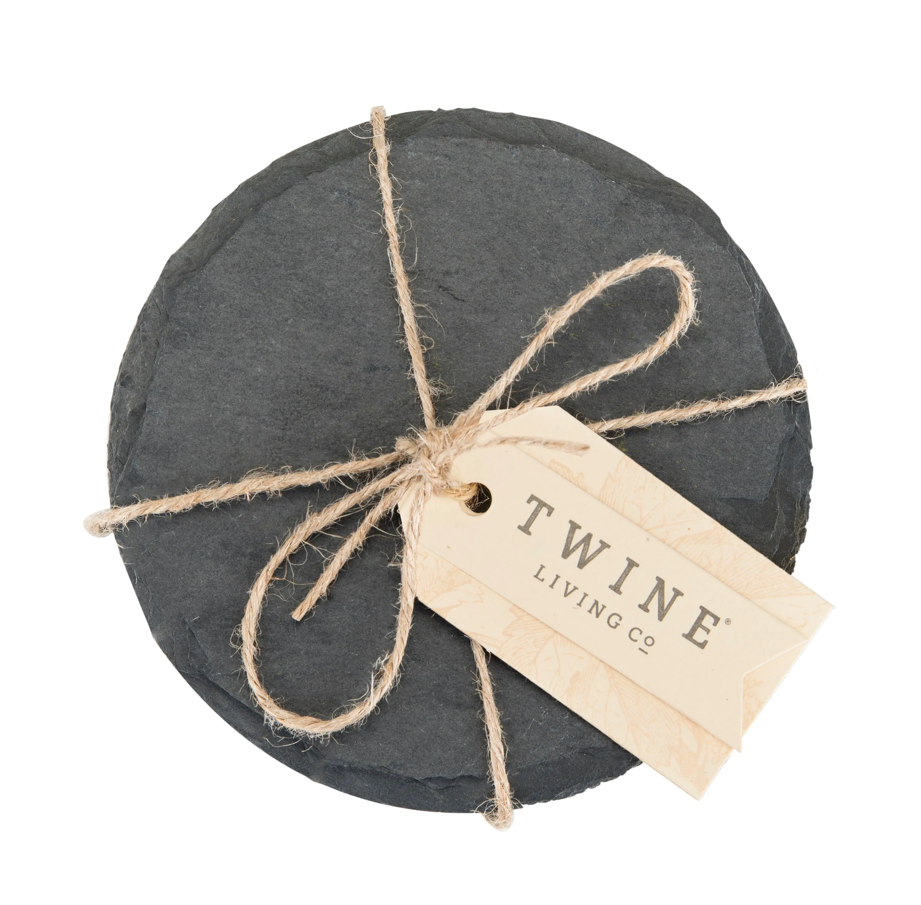 Circle Slate Coasters