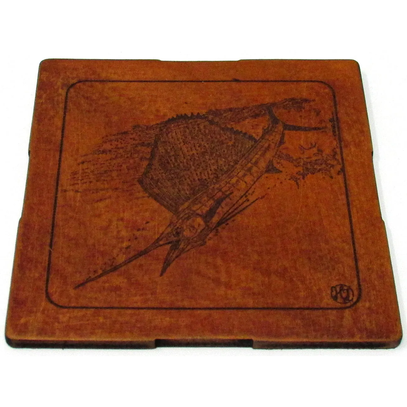 Coasters Set - Leather - Big Game Fishing 21