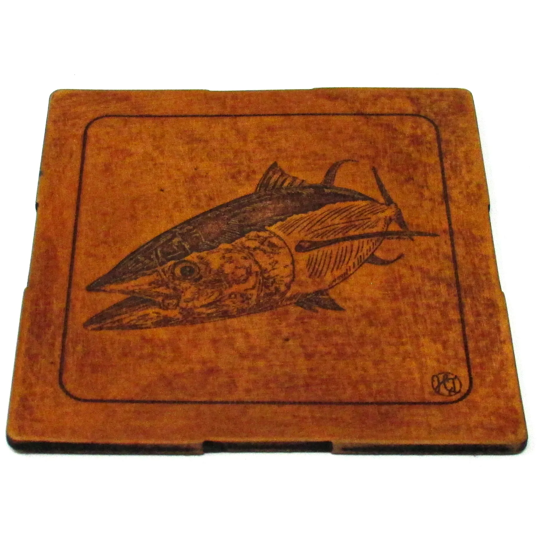 Coasters Set - Leather - Big Game Fishing 21