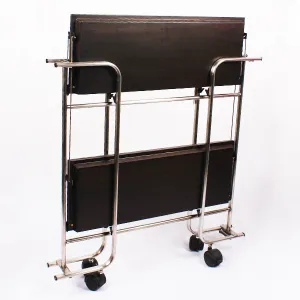 Colonial Foldable Trolley - Walnut Colour