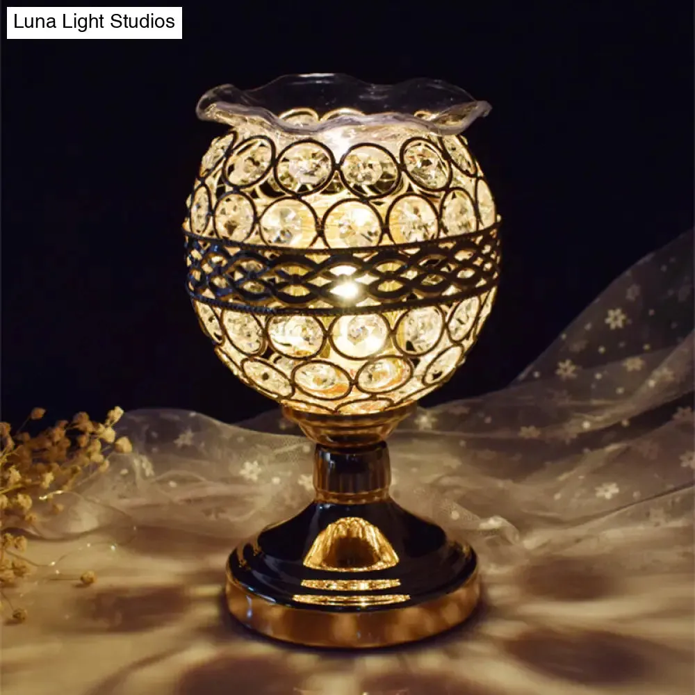 Cursa - Crystal-Encrusted Table Lamp