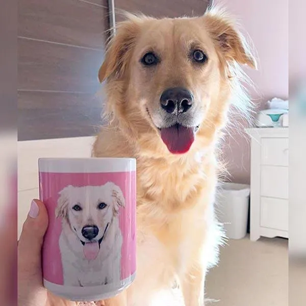 Custom Pet Art Coffee Mugs