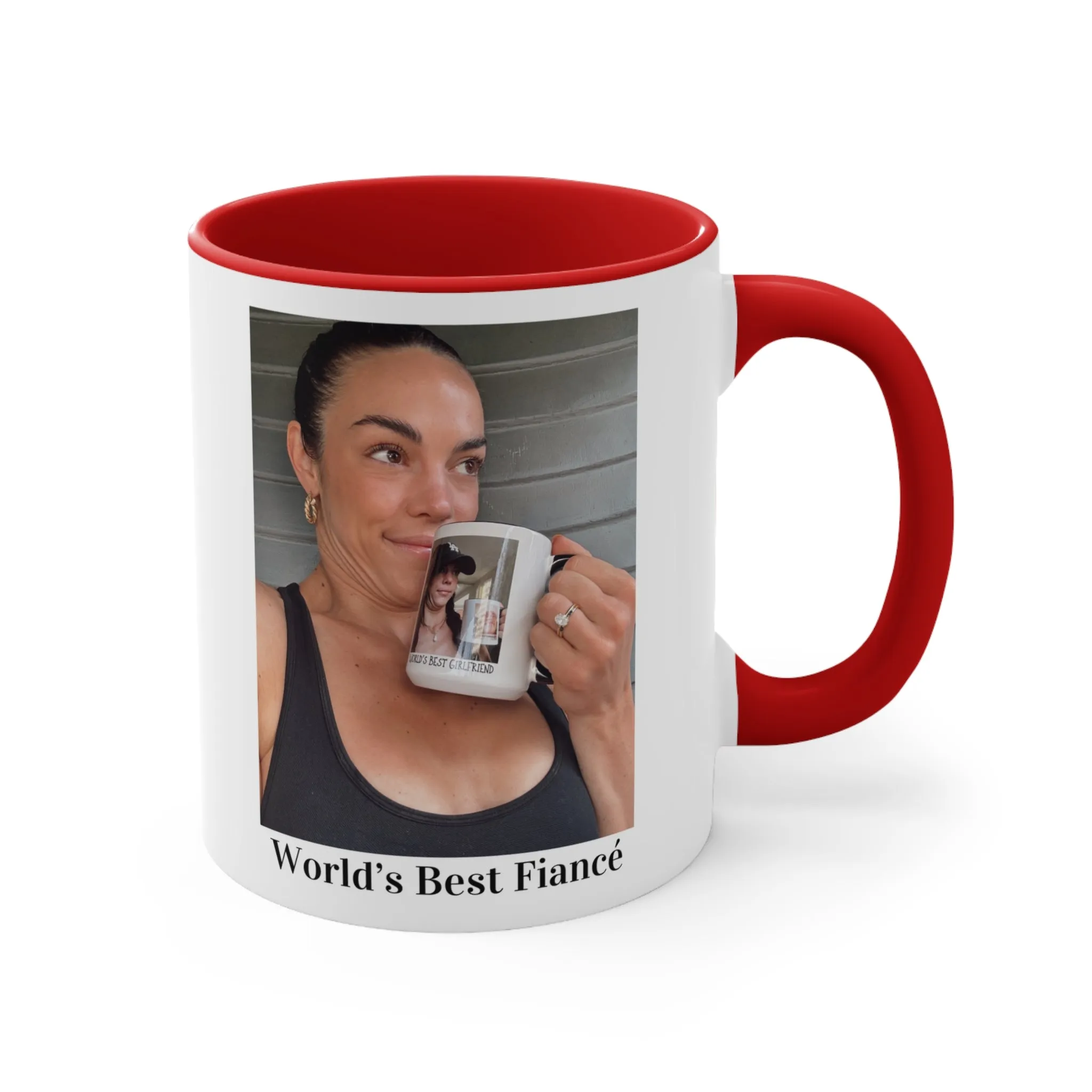 Dallas World's Best Fiance Accent Mugs