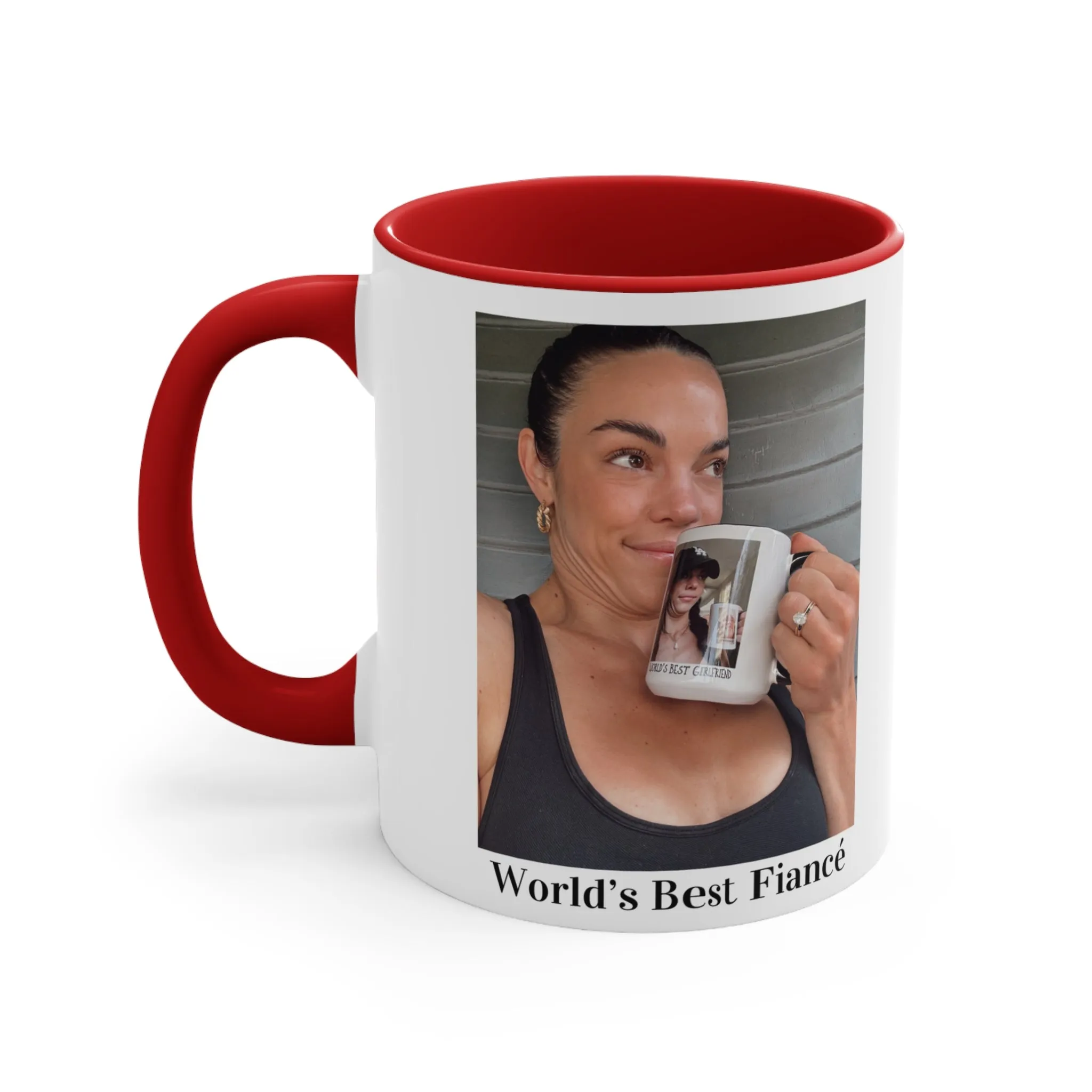 Dallas World's Best Fiance Accent Mugs