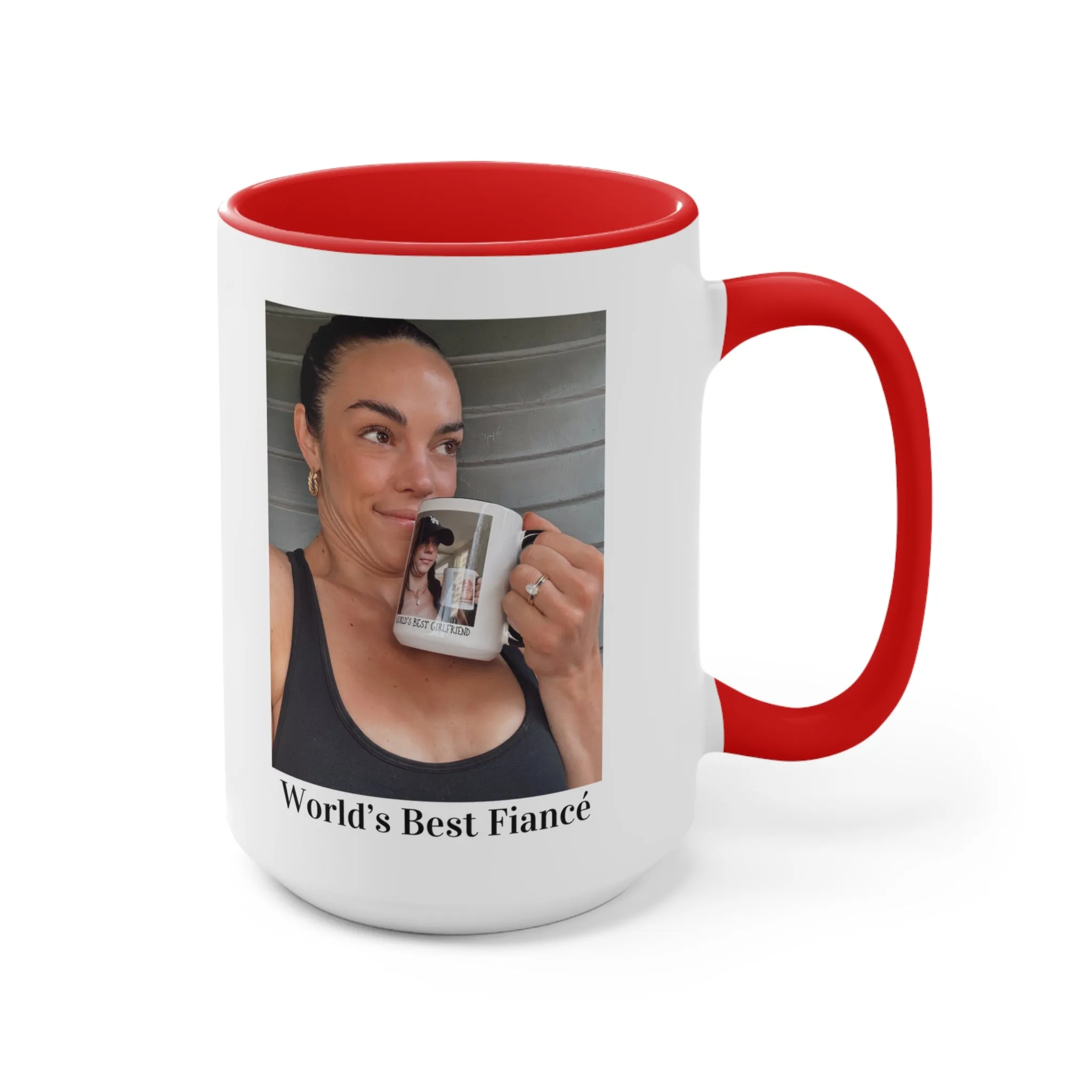 Dallas World's Best Fiance Accent Mugs