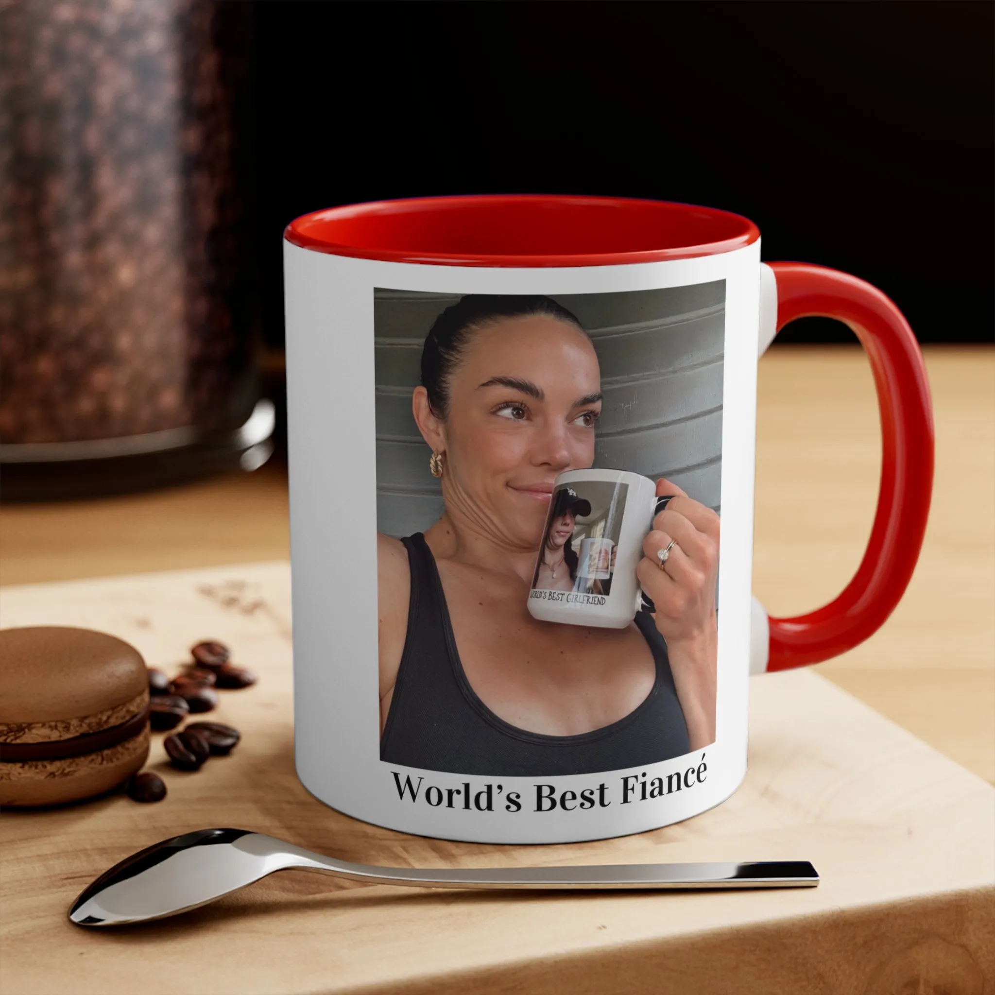 Dallas World's Best Fiance Accent Mugs