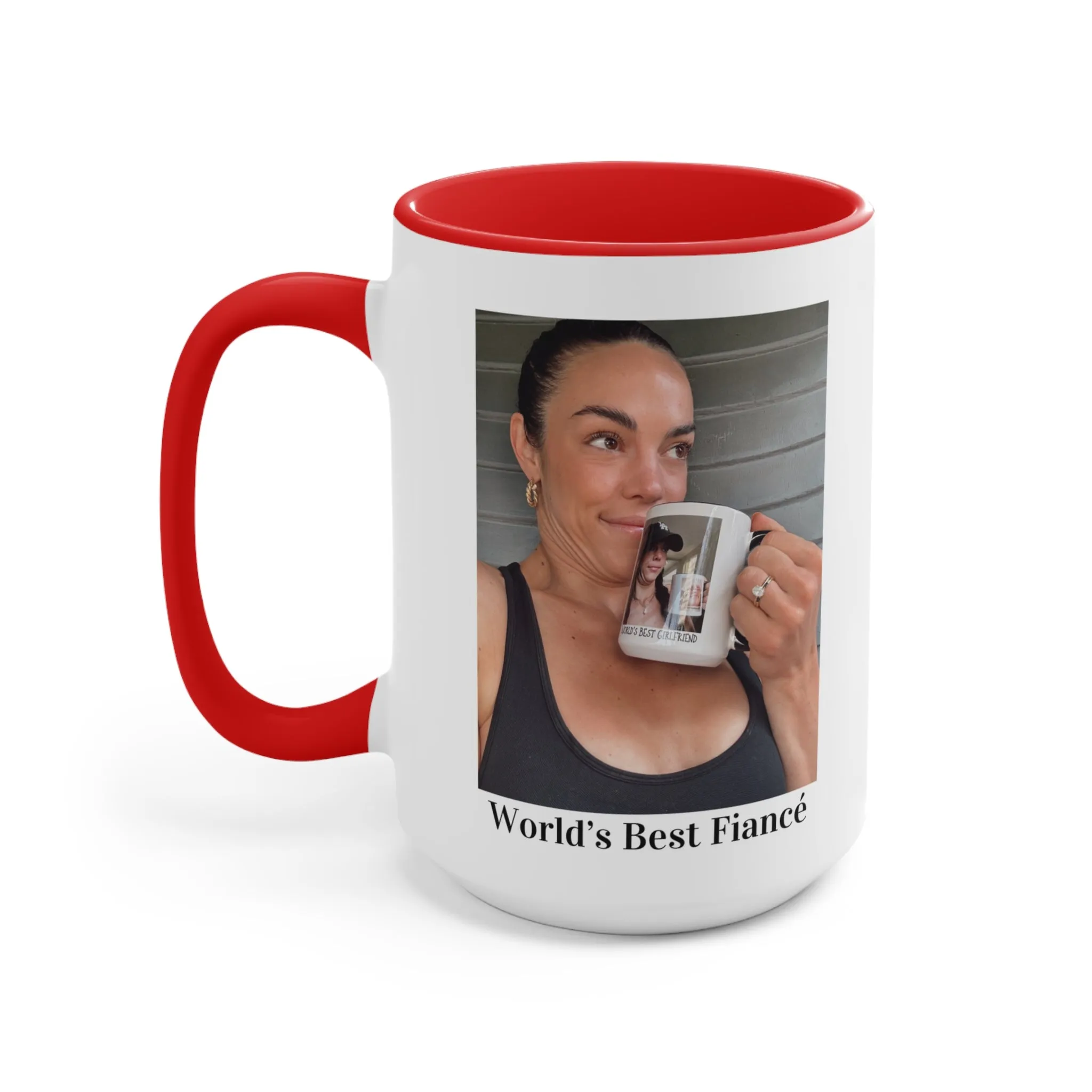 Dallas World's Best Fiance Accent Mugs