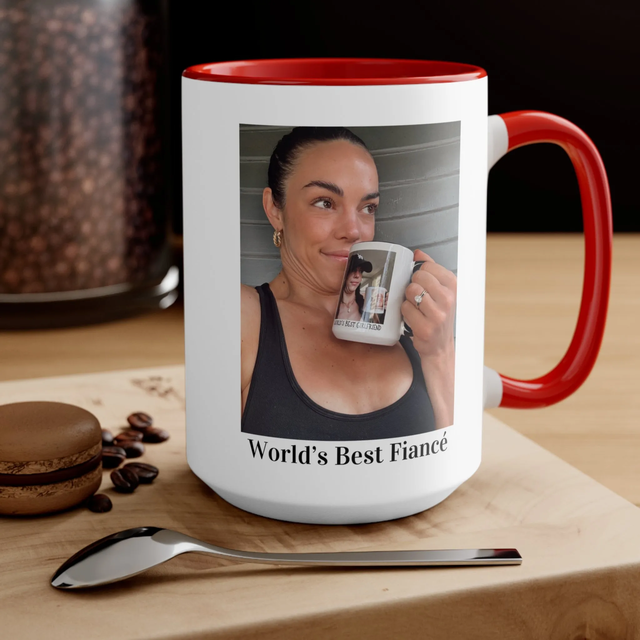 Dallas World's Best Fiance Accent Mugs