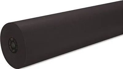 Decorol Flame Retardant Art Rolls 76 Lbs. 36 Inch  X 1000 Ft Black