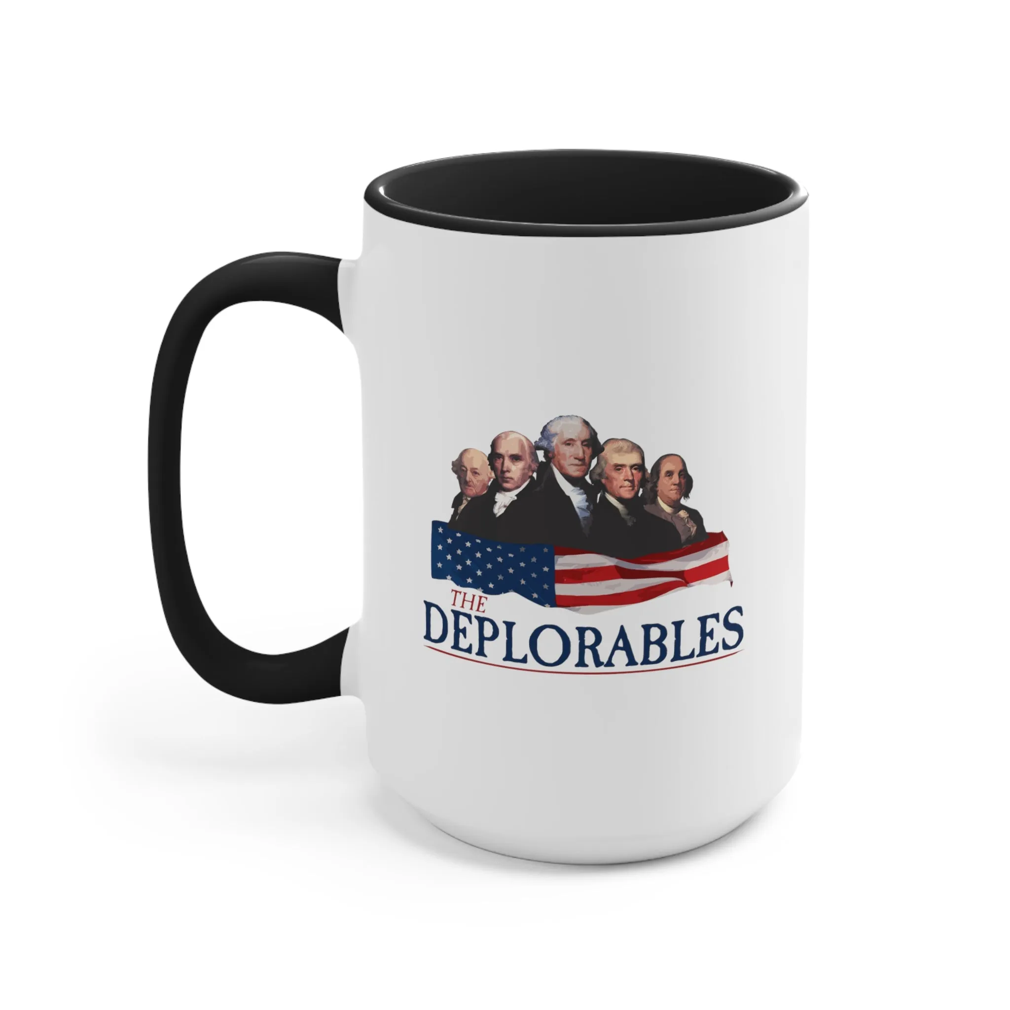 Deplorable Founding Fathers Mug (2 sizes, 2 colors)