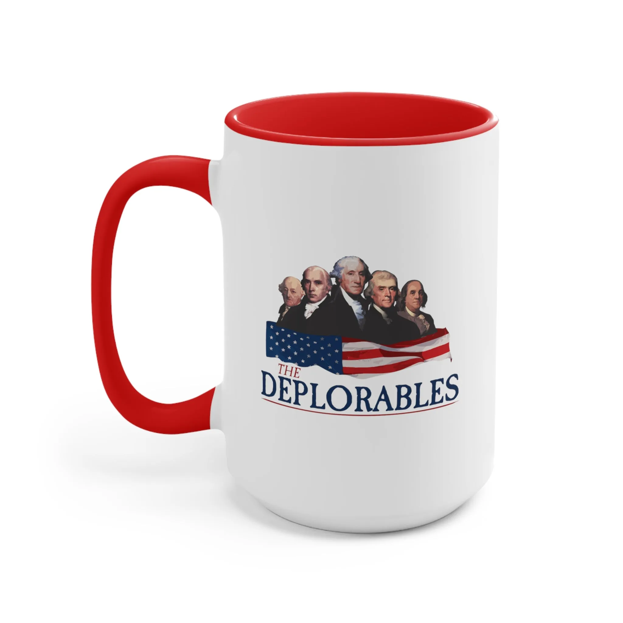 Deplorable Founding Fathers Mug (2 sizes, 2 colors)