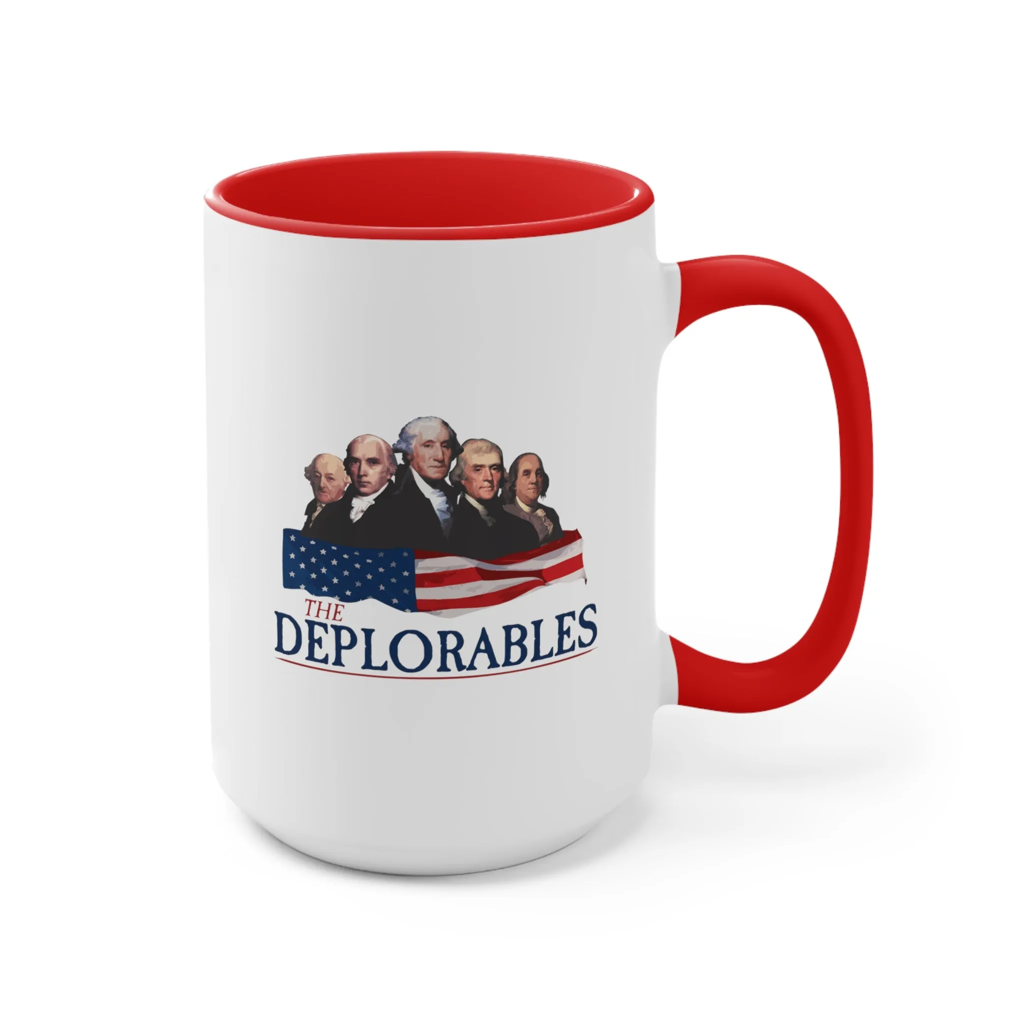 Deplorable Founding Fathers Mug (2 sizes, 2 colors)