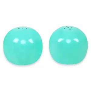 Elan Round Salt and Pepper Set (Aqua)