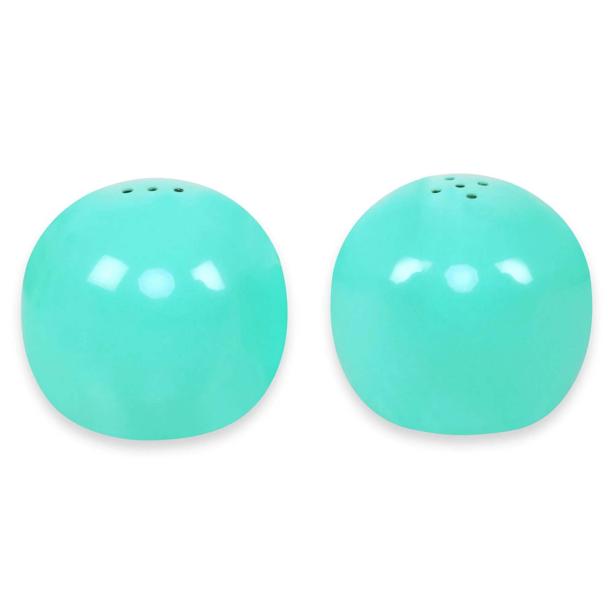 Elan Round Salt and Pepper Set (Aqua)