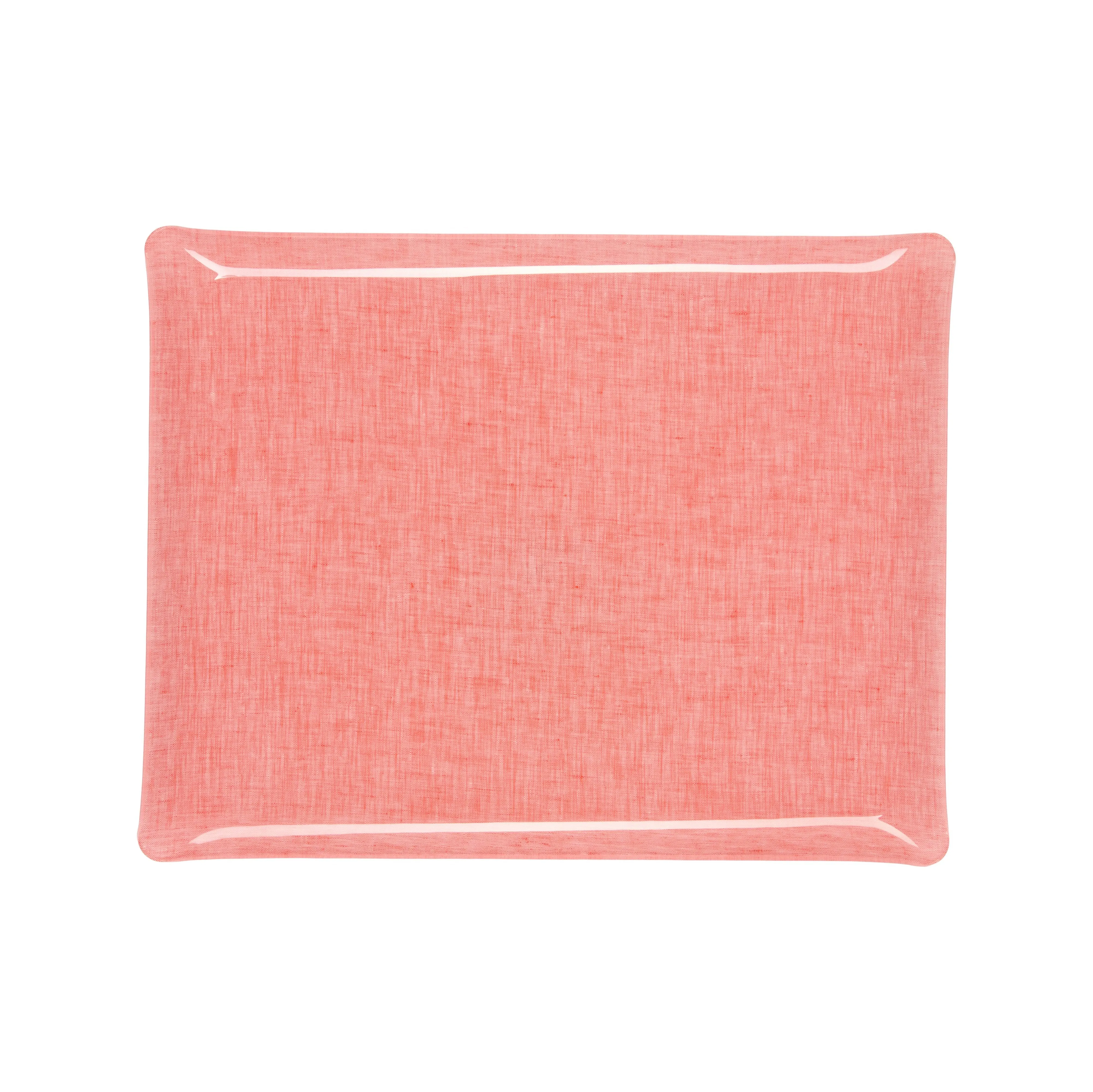 Fabric Tray Large Coral