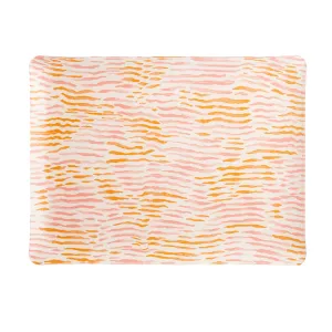 Fabric Tray Medium Arles Pink/Orange