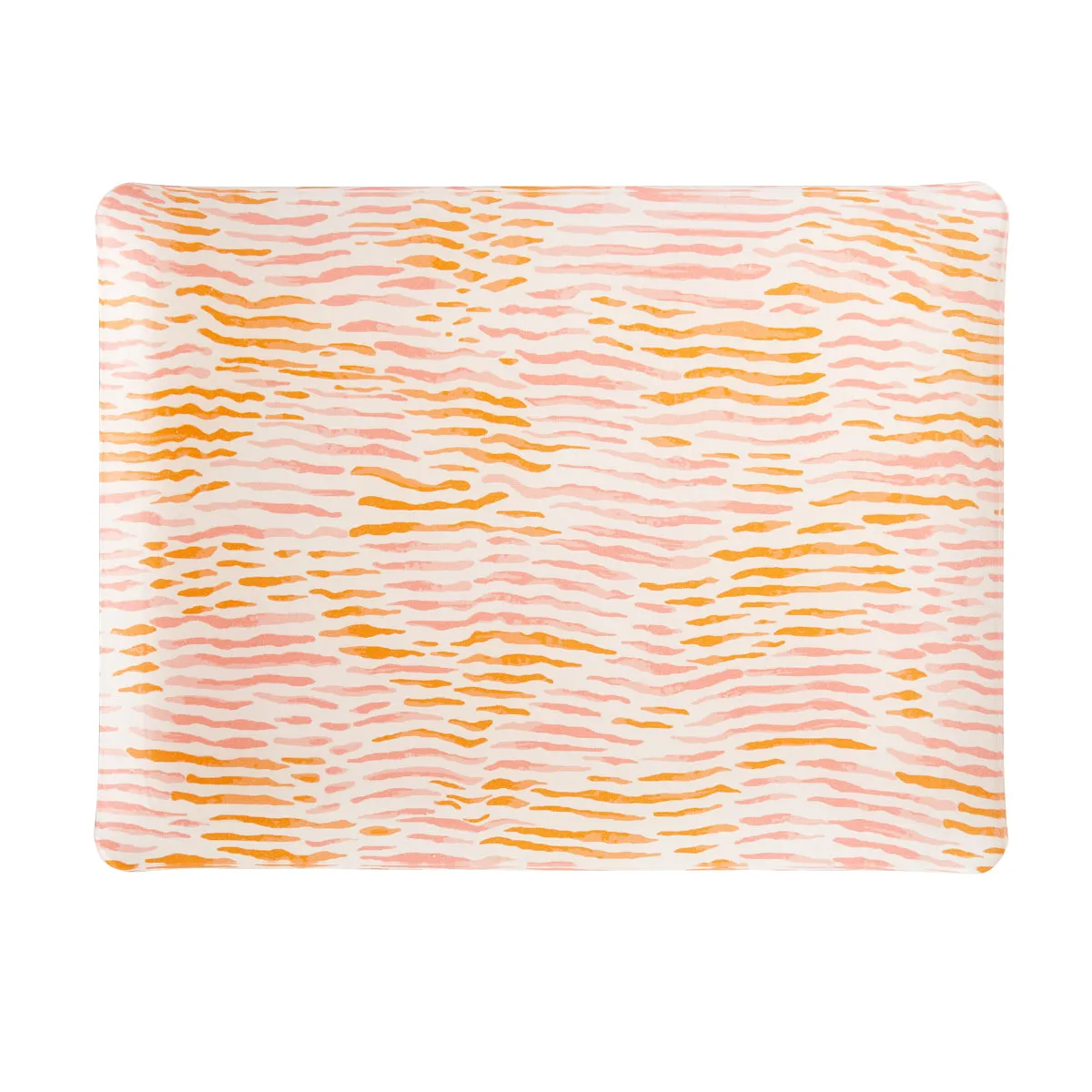 Fabric Tray Medium Arles Pink/Orange