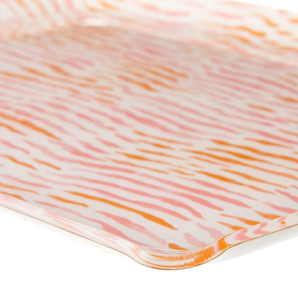 Fabric Tray Medium Arles Pink/Orange