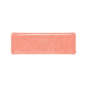 Fabric Tray Oblong Coral