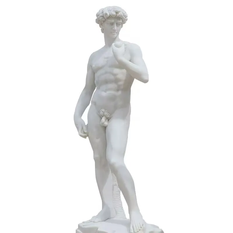 FINEST Famous Michelangelo's David Marble Statue Replica - Timeless Renaissance Art FM-039