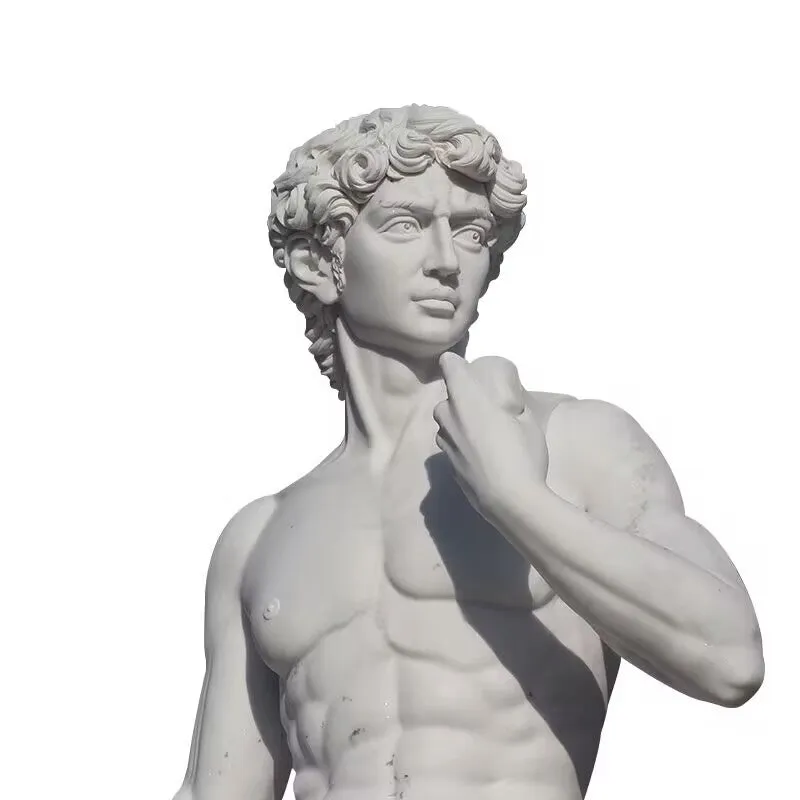 FINEST Famous Michelangelo's David Marble Statue Replica - Timeless Renaissance Art FM-039