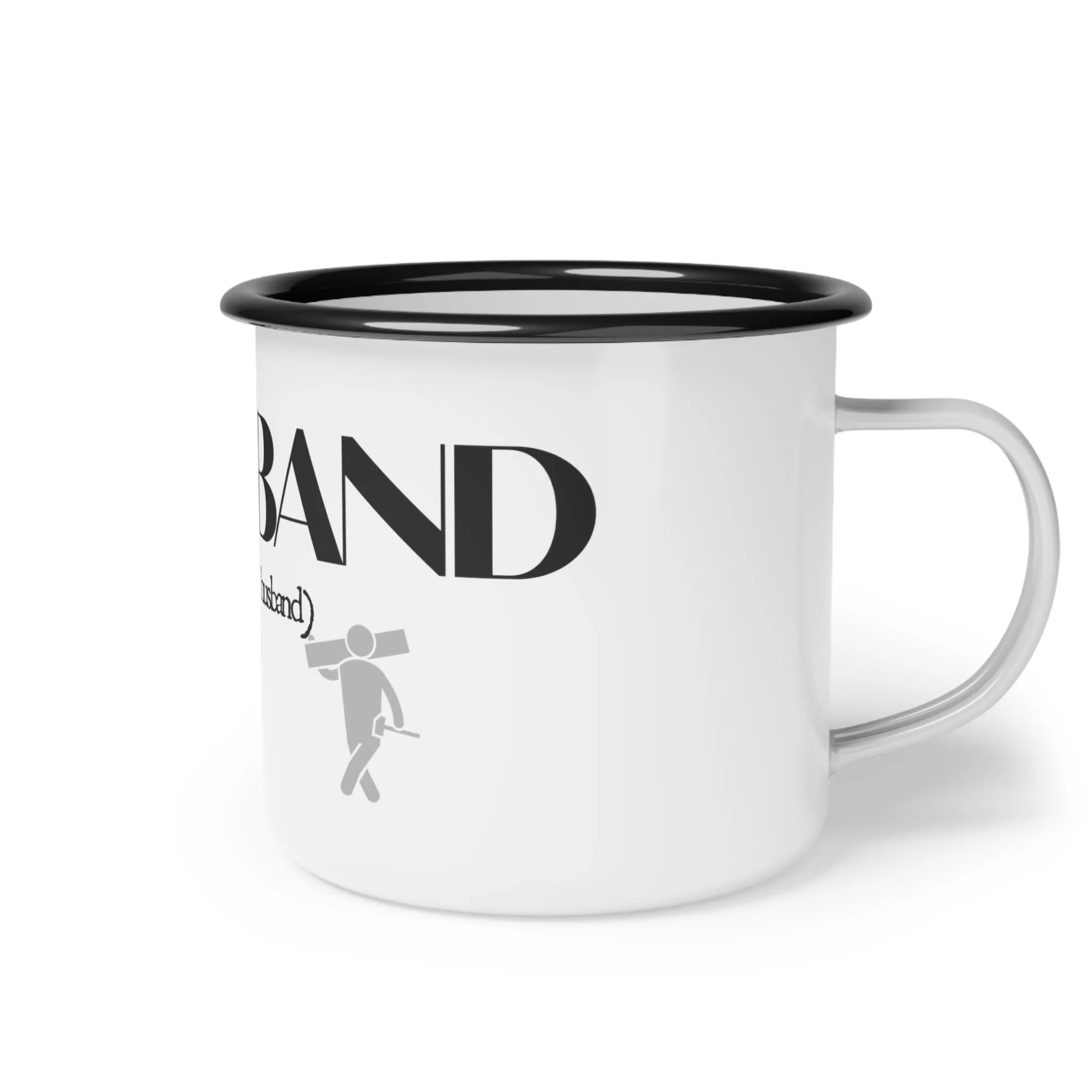 flusband: florist husband enamel camp cup