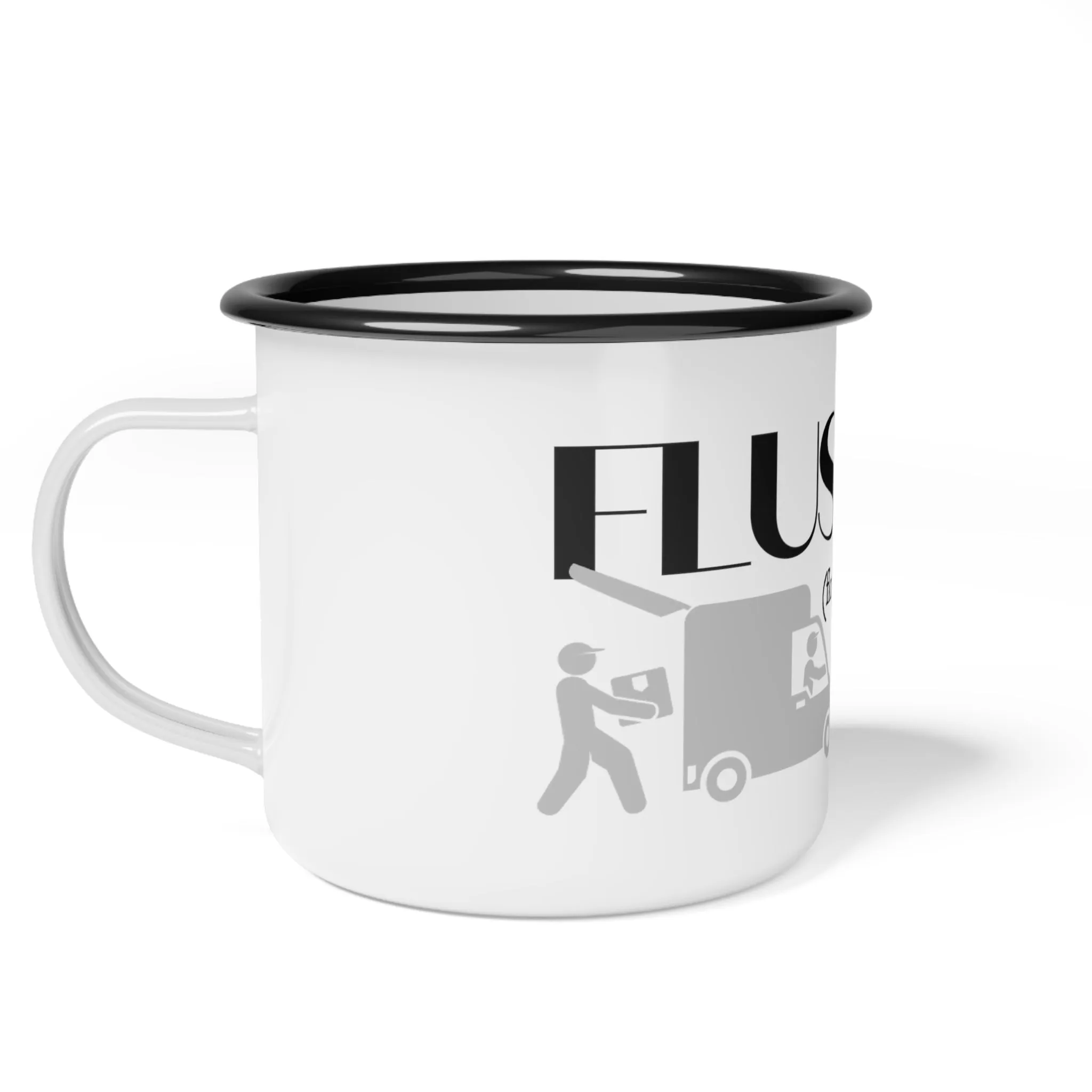 flusband: florist husband enamel camp cup