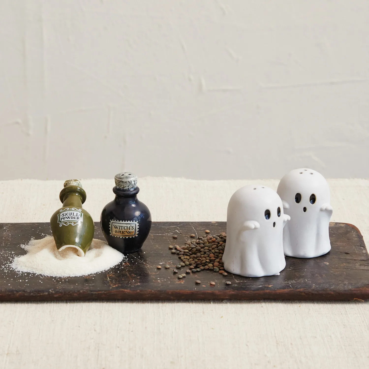 Ghost Salt & Pepper Shakers