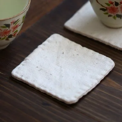 Gohobi A Set of 2 Cotton Coasters