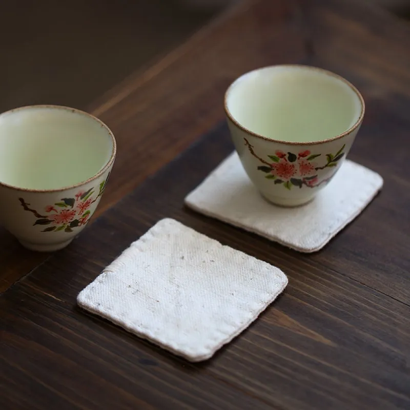 Gohobi A Set of 2 Cotton Coasters