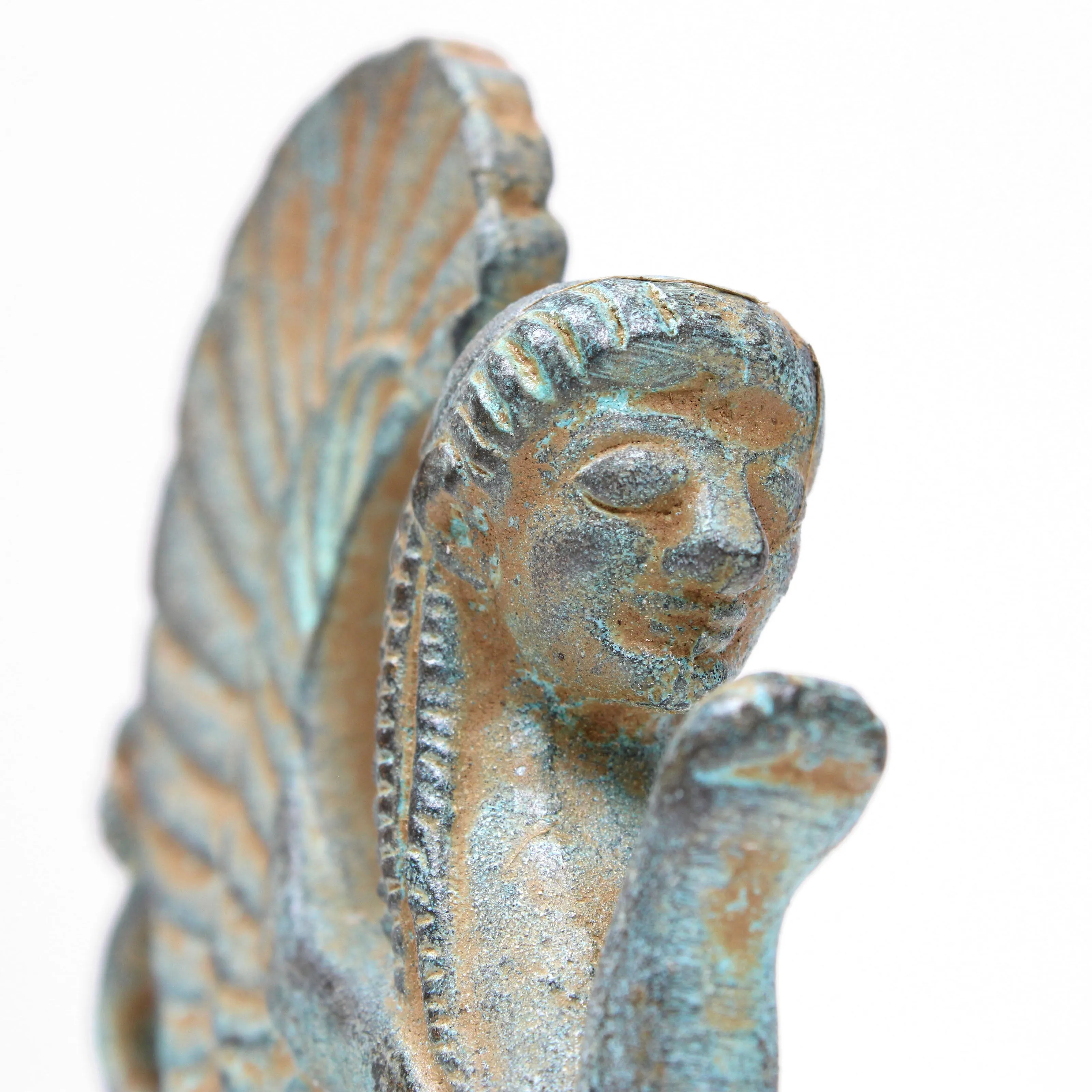 Greek Sphinx Statue (Bronze)