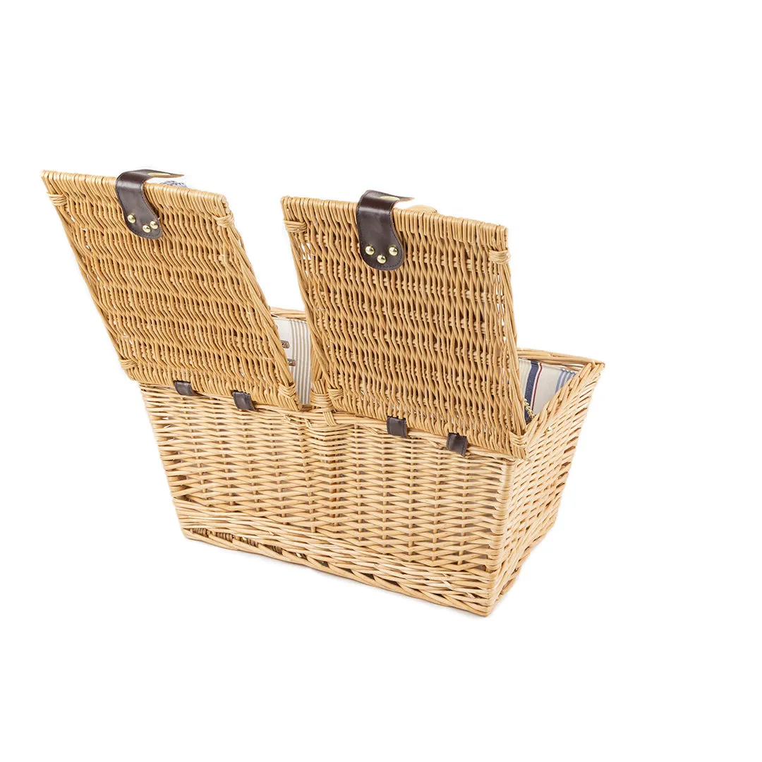 Greenfield Collection Park Lane Willow Picnic Hamper for Four People