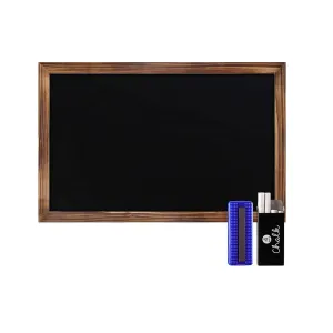 HBCY Creations Rustic Wood Wall Magnetic Chalkboard | small size 11 x 17 inches