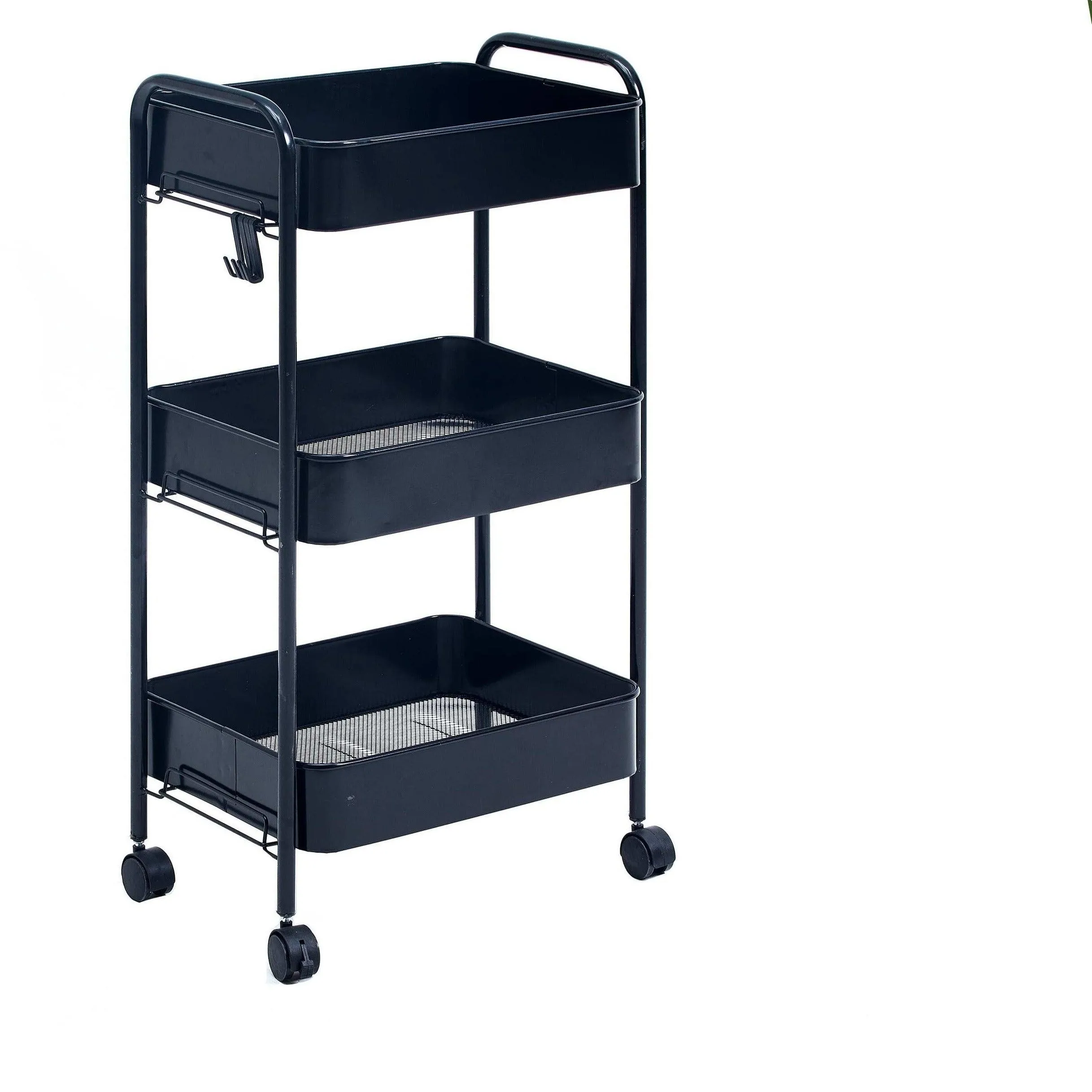 Home Organization And Storage Trolley Cart With Wheels