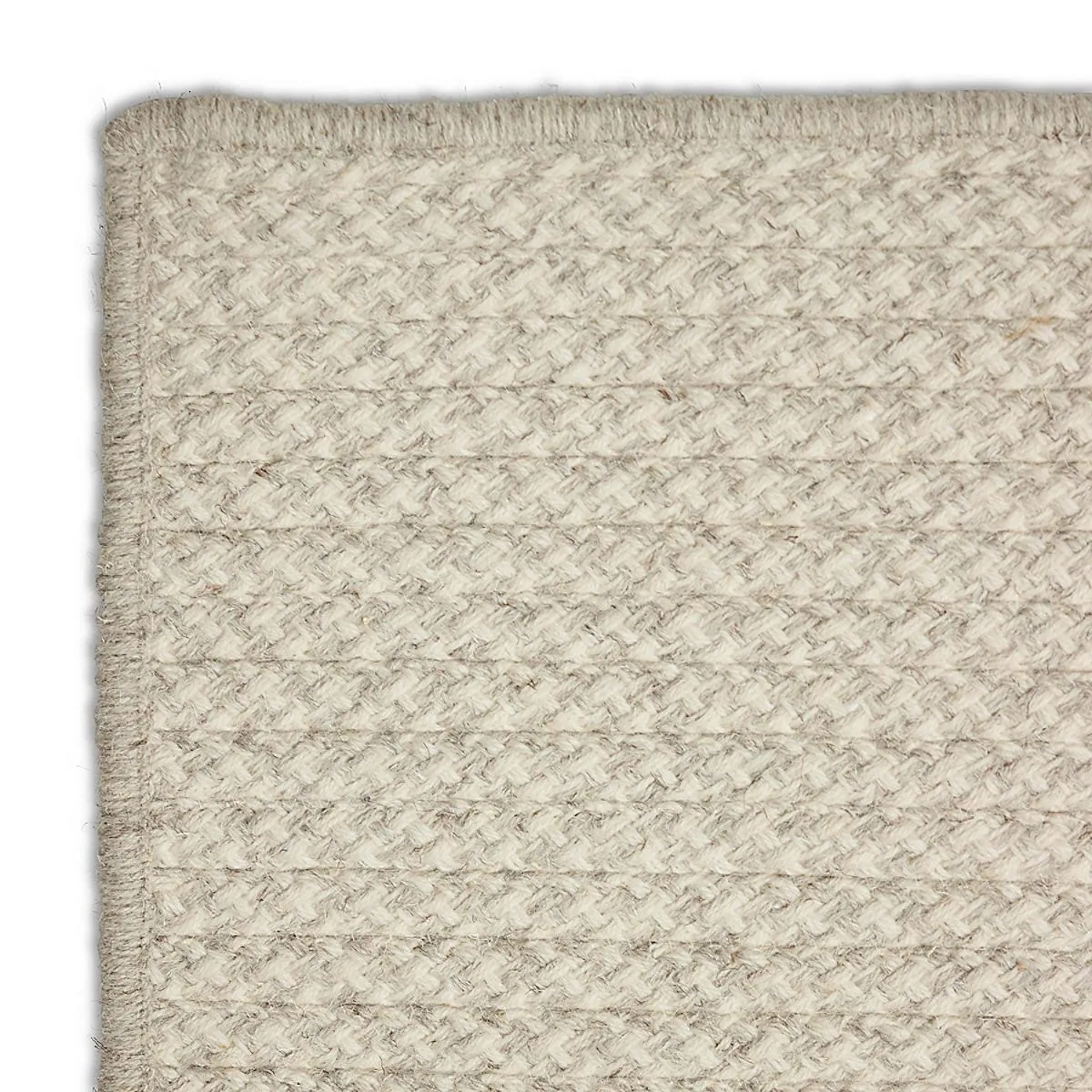 Houndstooth Wool Rug - Oyster