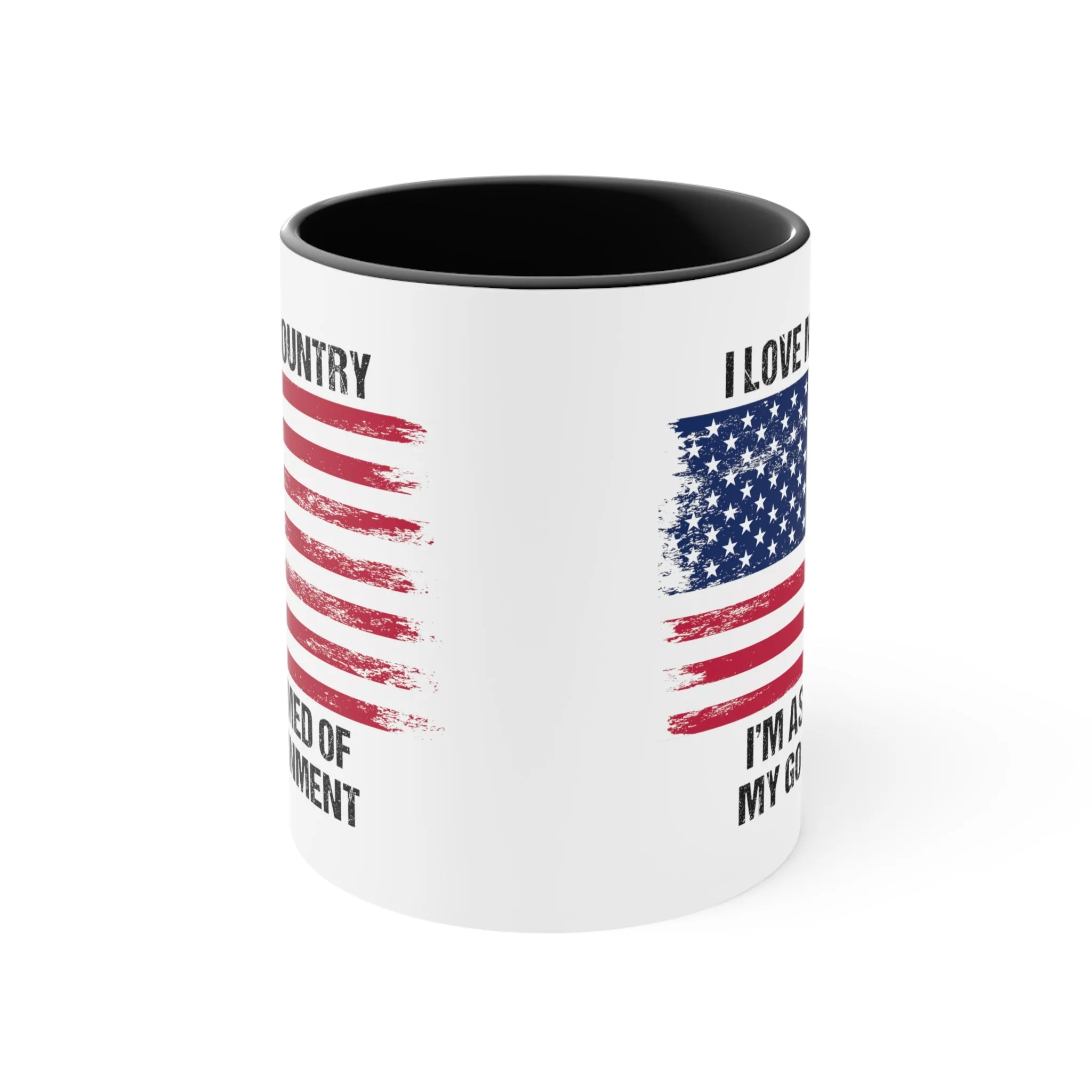 I Love My Country Mug (2 sizes, 2 colors)