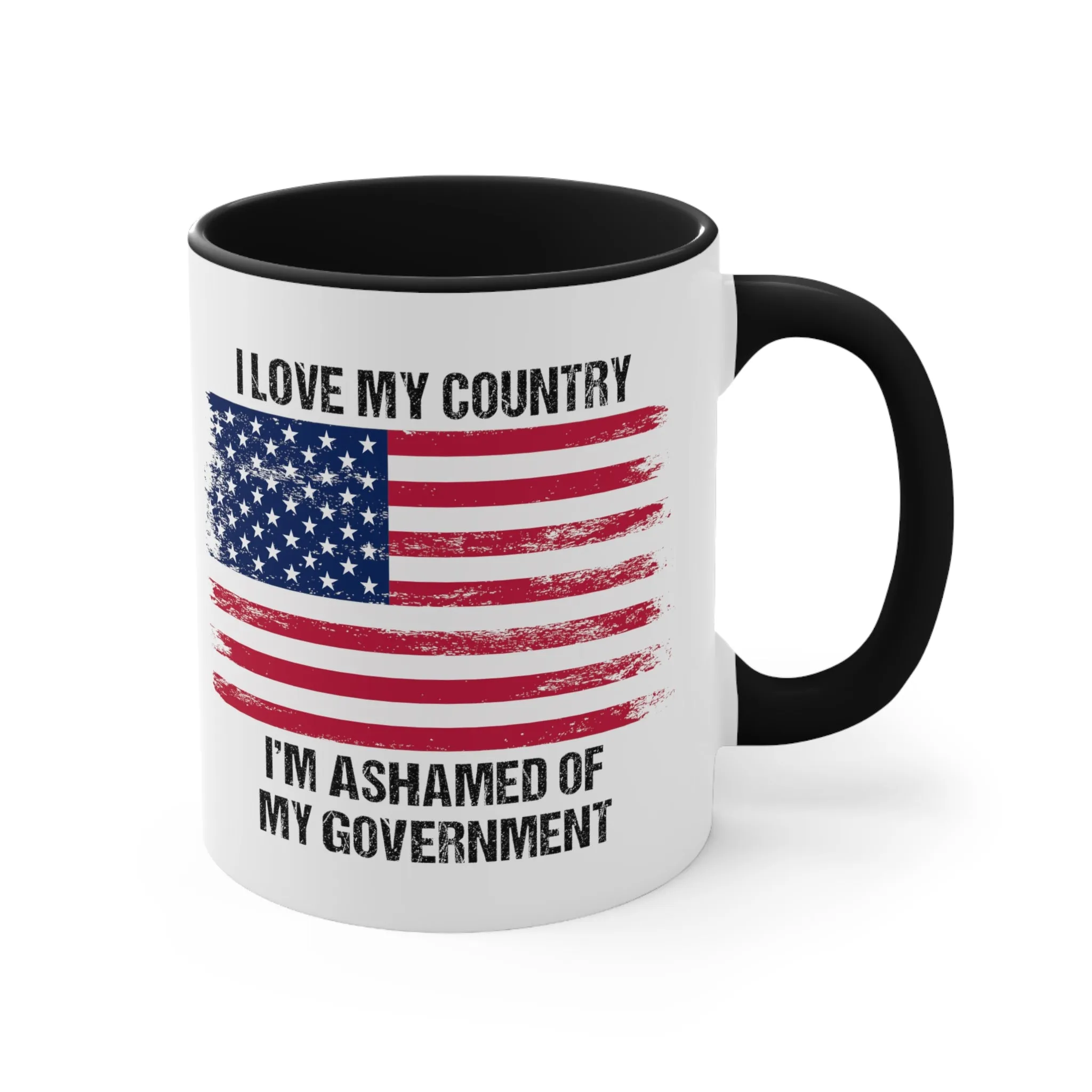 I Love My Country Mug (2 sizes, 2 colors)