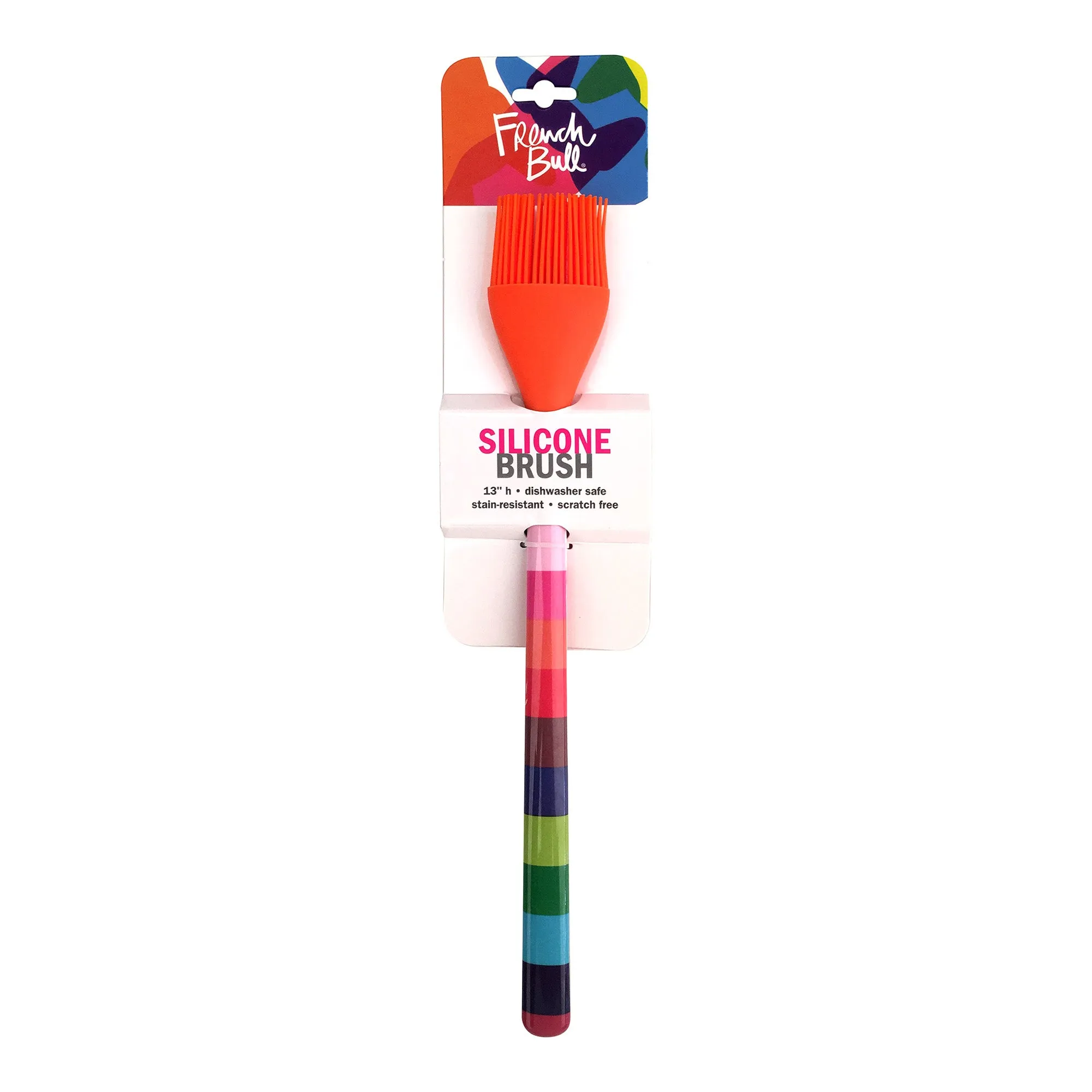 Jelly Bean Stripe Silicone Brush