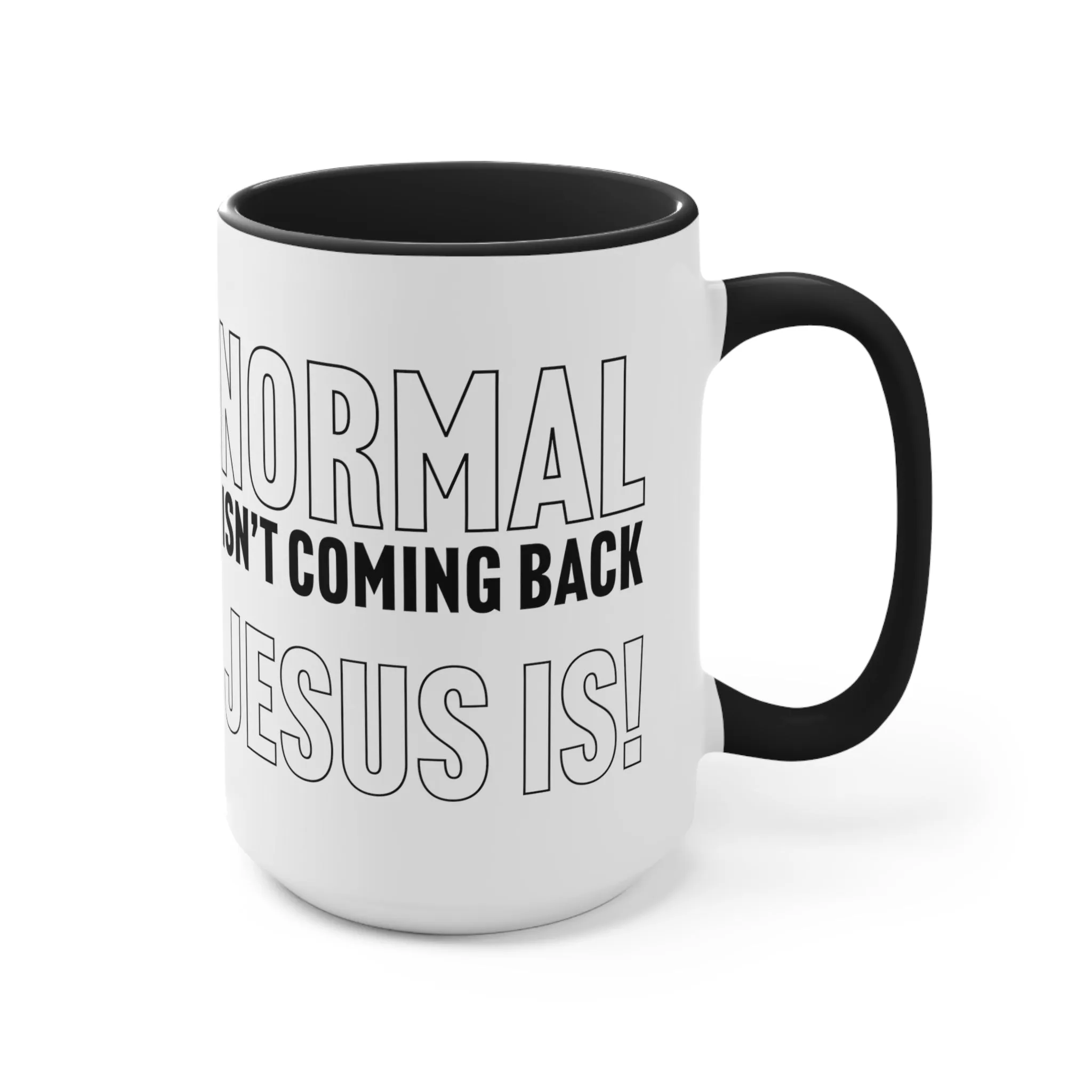 Jesus Is Mug (2 sizes, 3 colors)