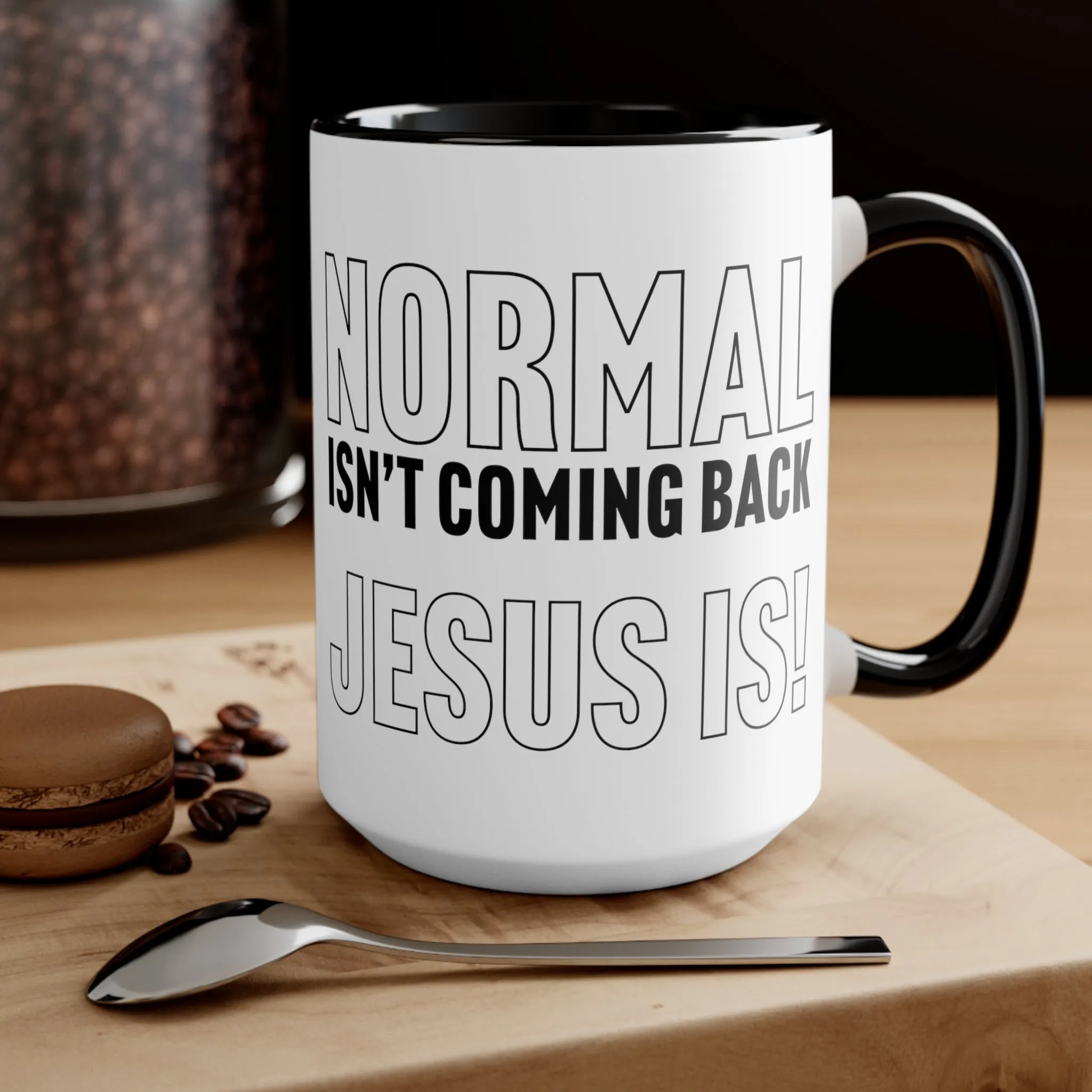 Jesus Is Mug (2 sizes, 3 colors)