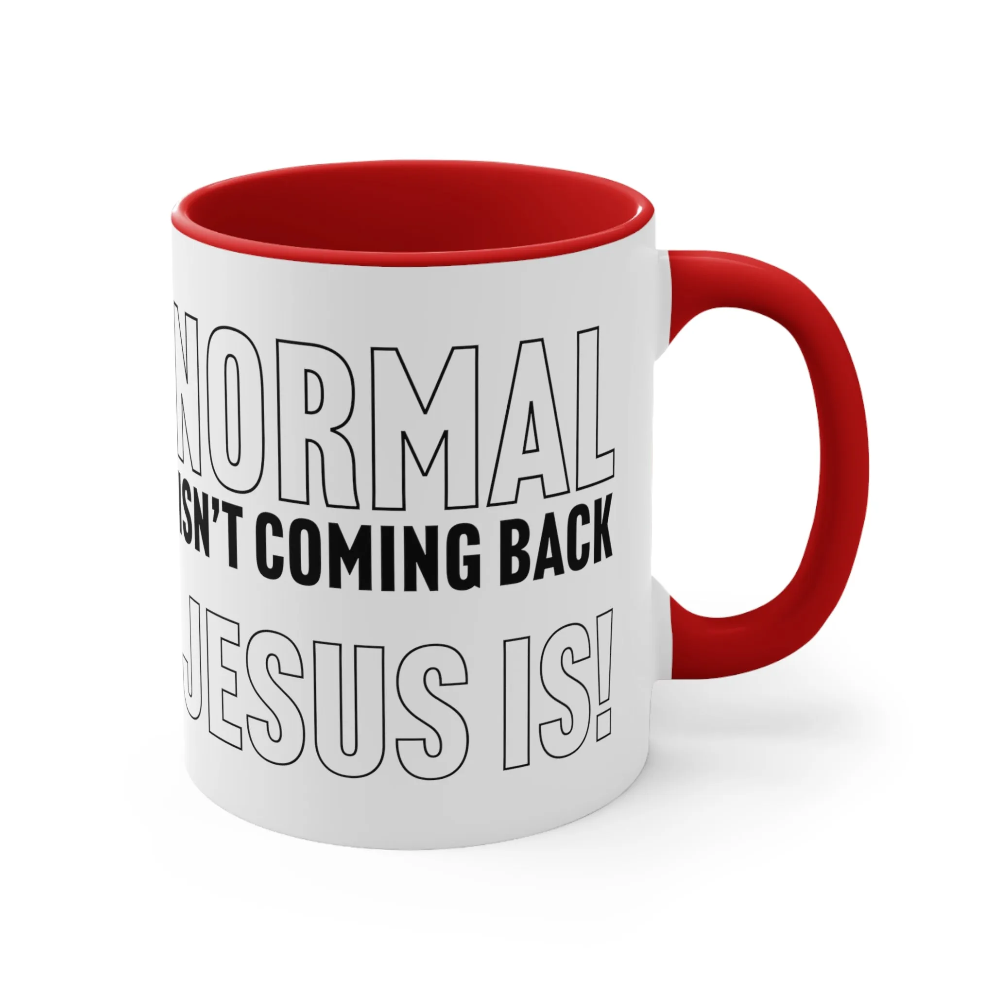 Jesus Is Mug (2 sizes, 3 colors)