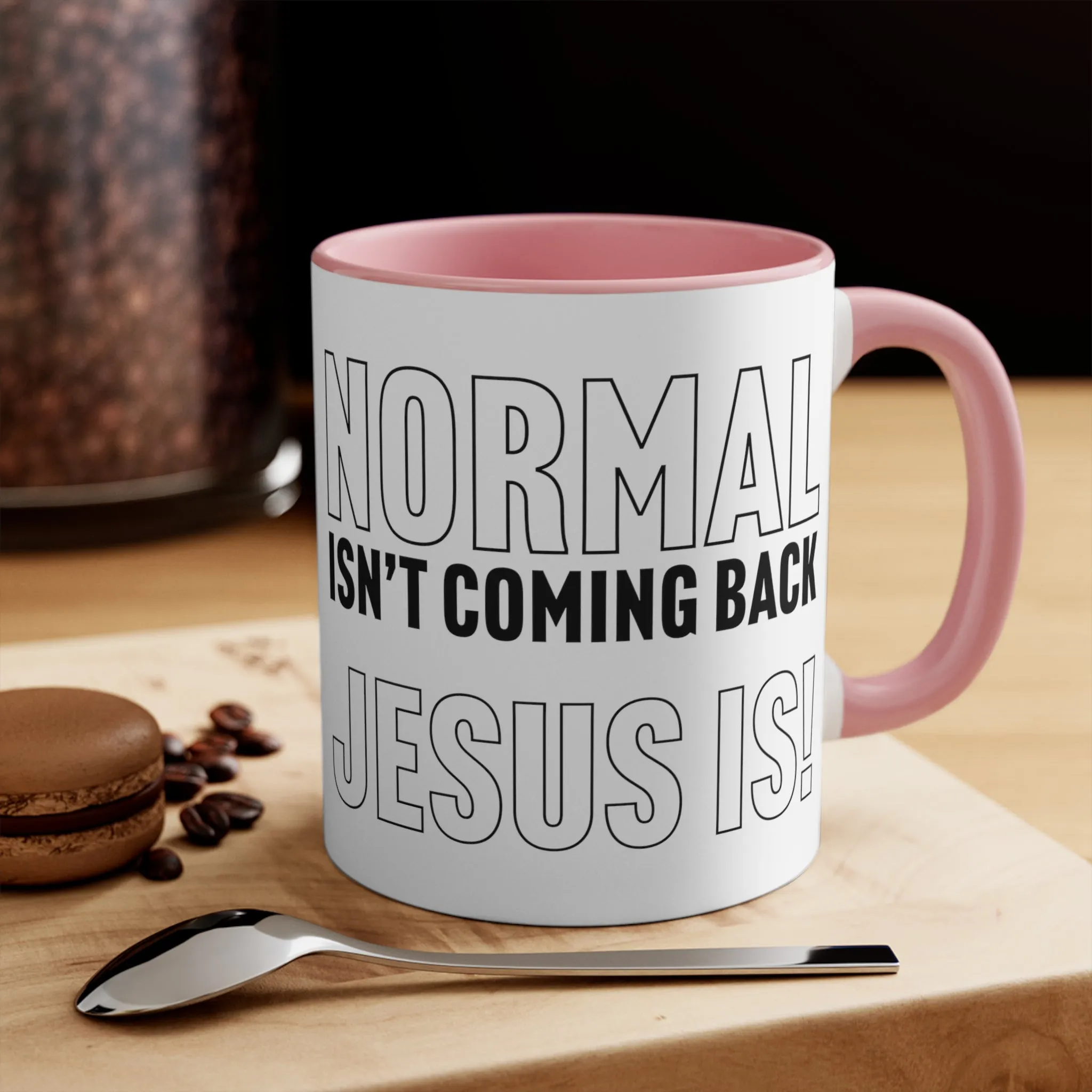 Jesus Is Mug (2 sizes, 3 colors)