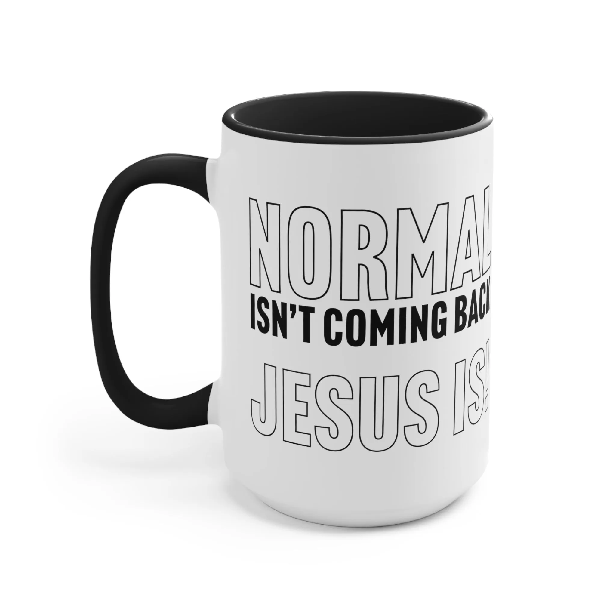 Jesus Is Mug (2 sizes, 3 colors)