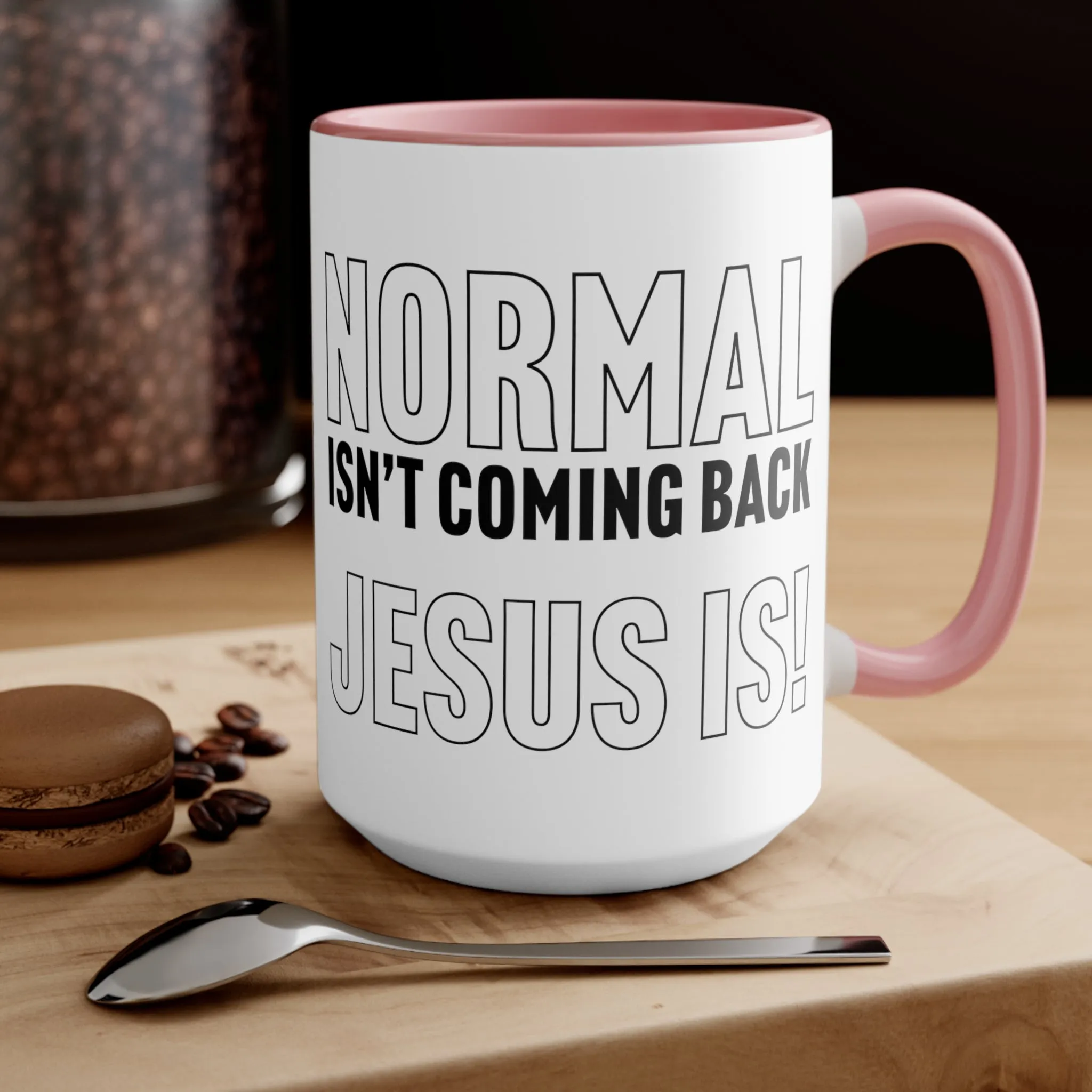 Jesus Is Mug (2 sizes, 3 colors)