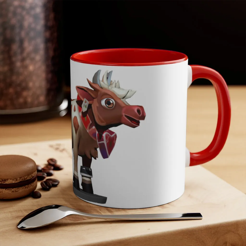 Light Brown Cow Accent Mug