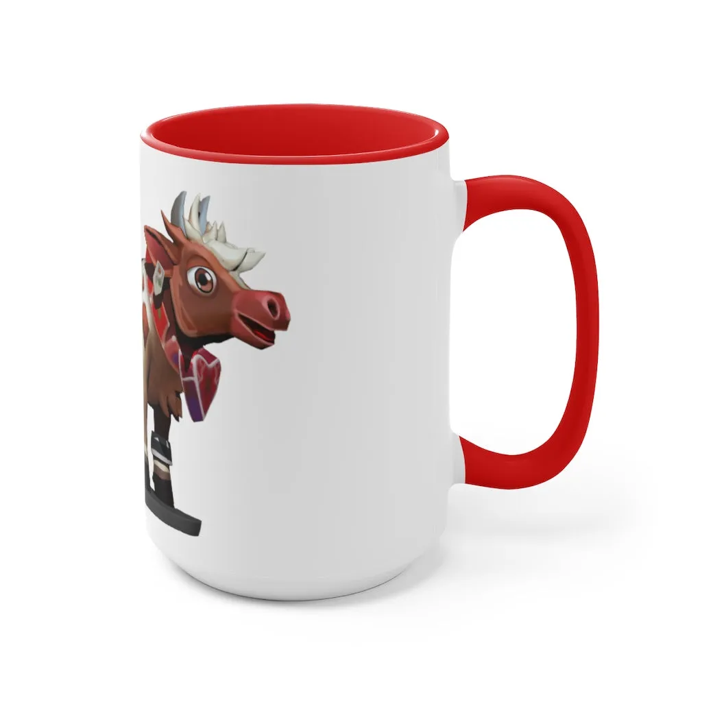 Light Brown Cow Accent Mug