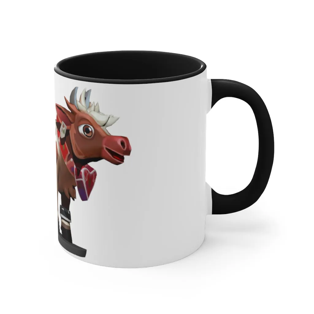 Light Brown Cow Accent Mug